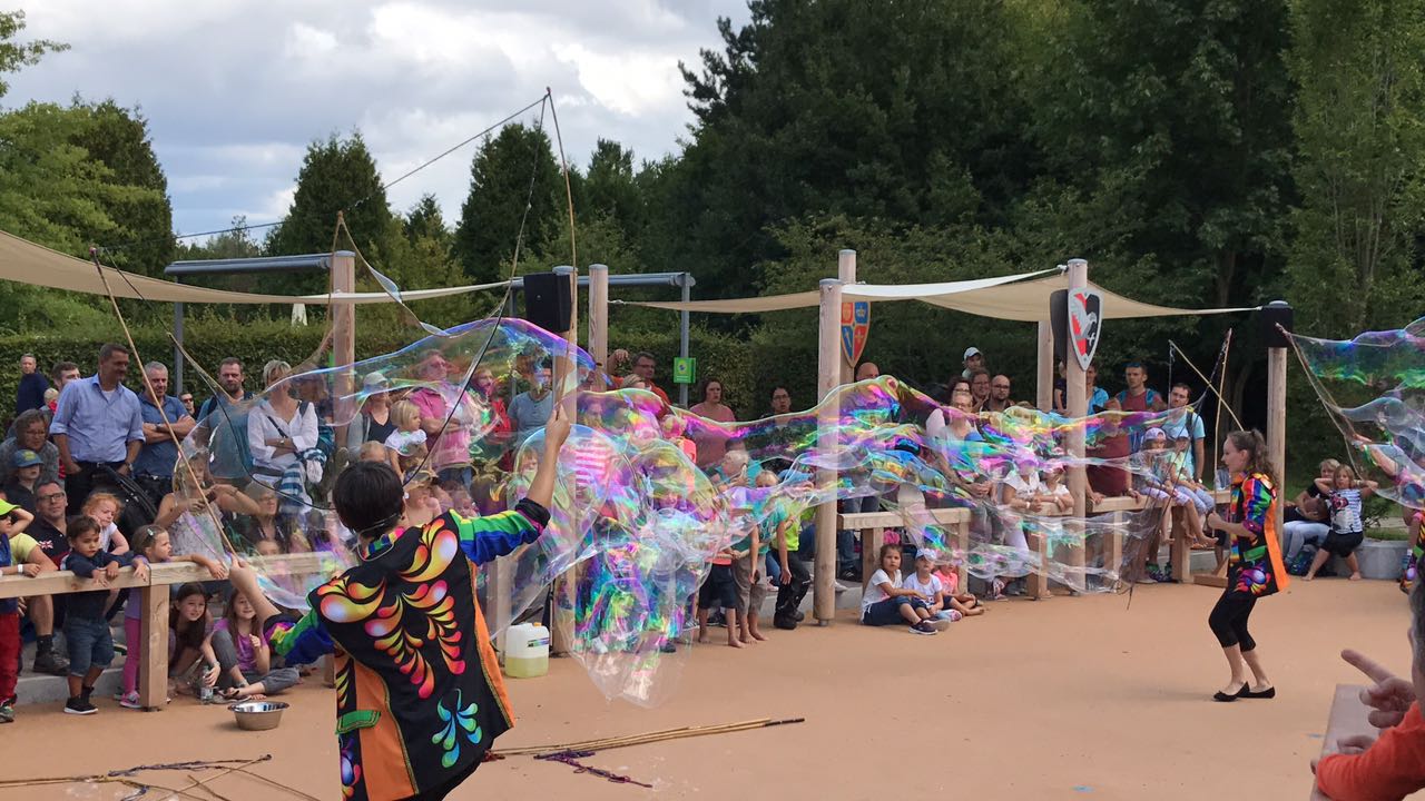 huge gigantic soap bubble 